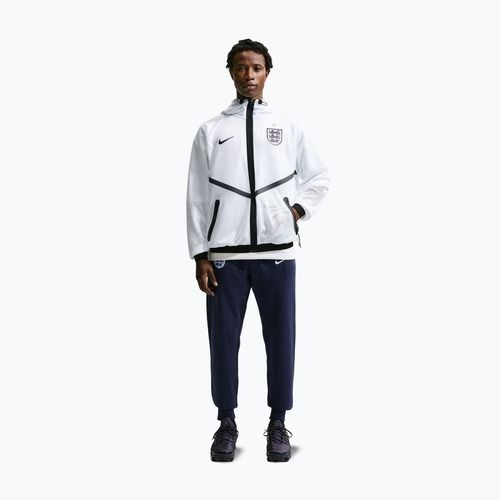 Férfi futball dzseki Nike England Dri-Fit Soccer Anthem white/black/obsidian