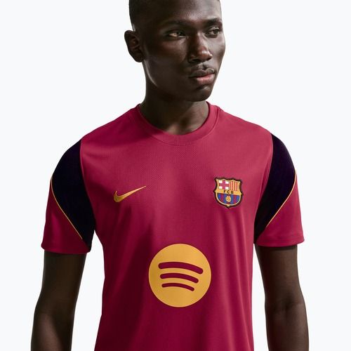 Férfi focimez Nike FC Barcelona Strike Soccer Dri-Fit noble red/blackened blue/mineral yellow