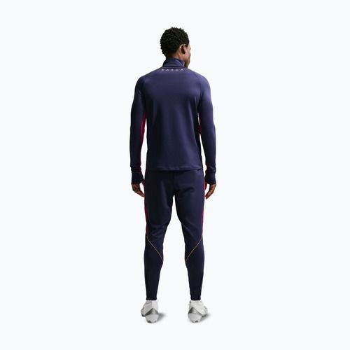 Férfi futball pulóver Nike FC Barcelona Strike Soccer Drill Top blackened blue/mineral yellow