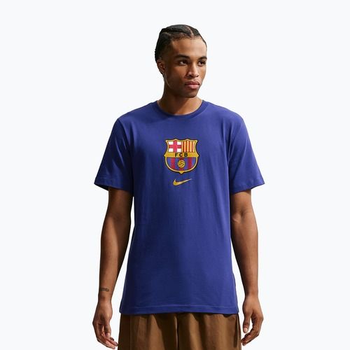 Férfi póló Nike FC Barcelona Soccer deep royal blue