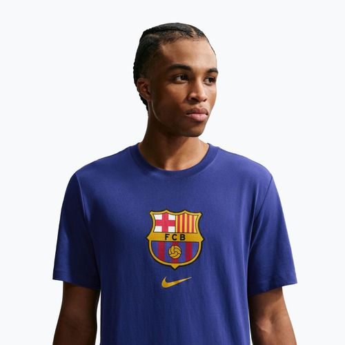 Férfi póló Nike FC Barcelona Soccer deep royal blue
