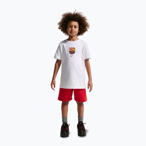 Gyerek póló Nike FC Barcelona Soccer white