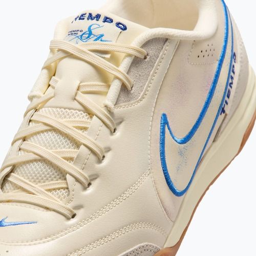 Férfi futballcipő Nike Tiempo Streetgato PRM IC coconut milk/gum medium brown/blue crystal