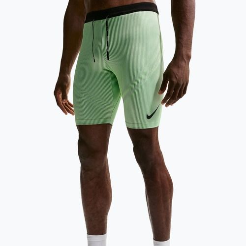 Férfi edző leggings Nike AeroSwift Dri-Fit ADV 1/2 Tights lime blast/steam/light silver/black