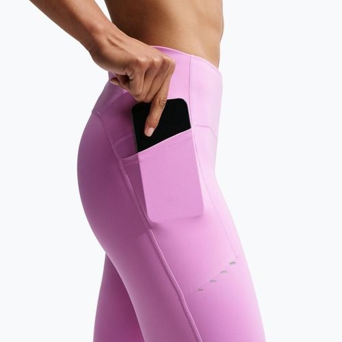 Női futó leggings Nike Swift 7/8 light magenta