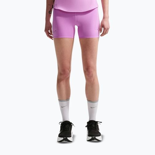 Női futóshort Nike Swift High-Waisted 4" light magenta