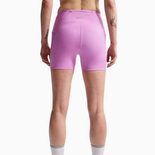 Női futóshort Nike Swift High-Waisted 4" light magenta