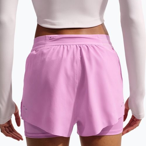 Női futóshort Nike Swift Mid-Rise 2in1 light magenta/light magenta