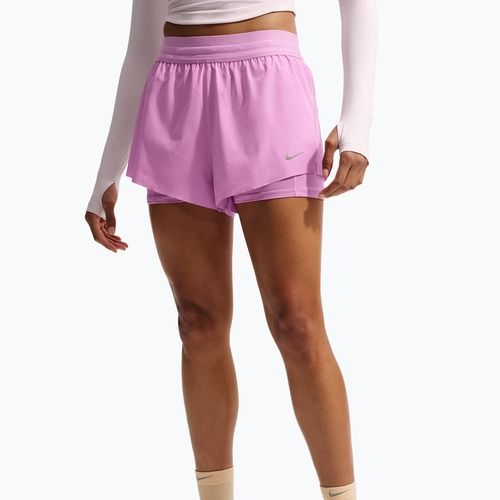 Női futóshort Nike Swift Mid-Rise 2in1 light magenta/light magenta