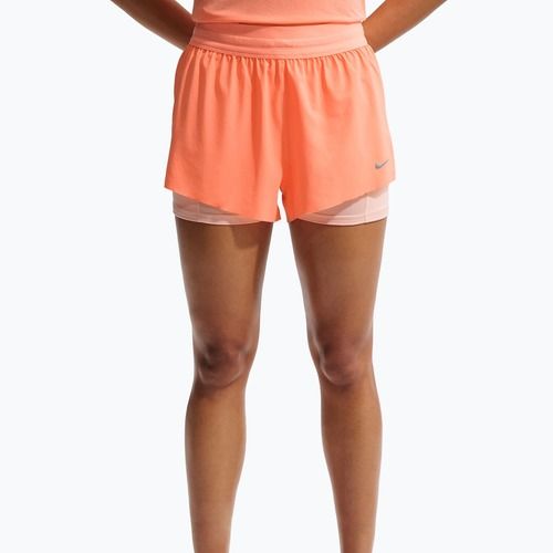 Női futóshort Nike Swift Mid-Rise 2in1 orange pulse