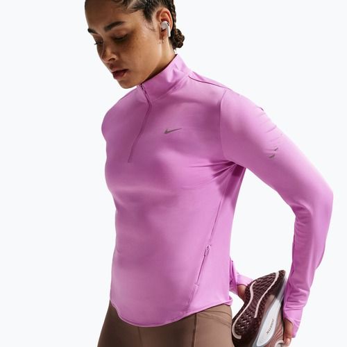 Női futófelső Nike Swift Dri-FIT UV 1/4-Zip light magenta