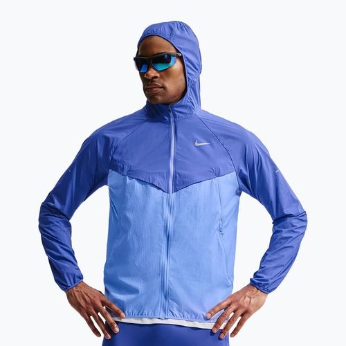 Férfi futódzseki Nike Stride Repel UV lapis/royal pulse
