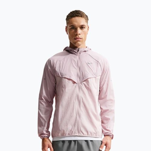 Férfi futódzseki Nike Stride Repel UV particle rose/silt red