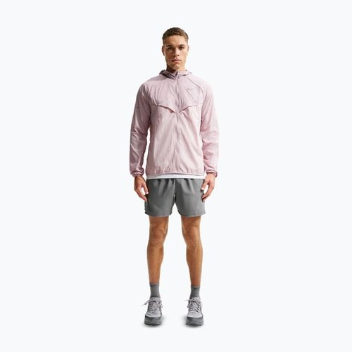 Férfi futódzseki Nike Stride Repel UV particle rose/silt red