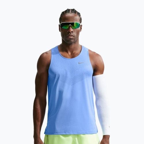 Férfi futópóló Nike Stride Dri-Fit ADV royal pulse
