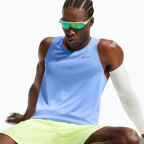 Férfi futópóló Nike Stride Dri-Fit ADV royal pulse
