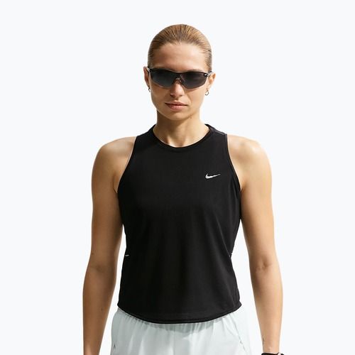 Női futópóló Nike Swift Breathe Dri-Fit black/black/white