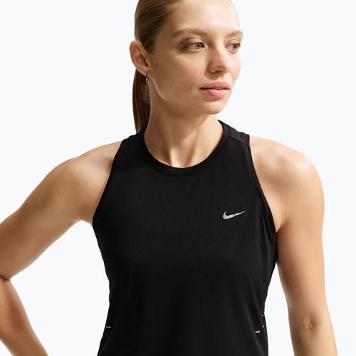 Női futópóló Nike Swift Breathe Dri-Fit black/black/white