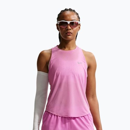 Női futópóló Nike Swift Breathe Dri-Fit light magenta/photon dust