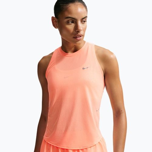 Női futópóló Nike Swift Breathe Dri-Fit orange pulse/photon dust