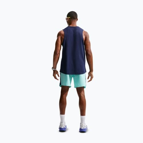 Férfi futópóló Nike Miler Dri-Fit midnight navy