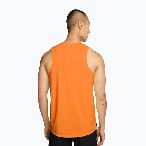 Férfi futópóló Nike Miler Dri-Fit total orange
