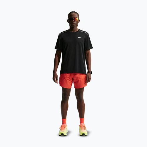 Férfi futópóló Nike Miler Dri-Fit UV black