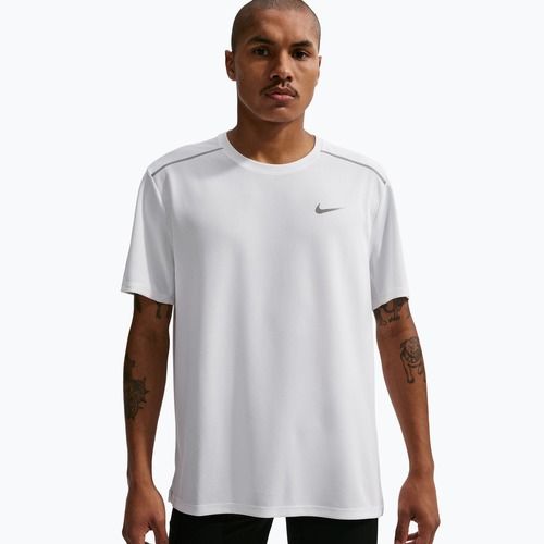 Férfi futópóló Nike Miler Dri-Fit UV white