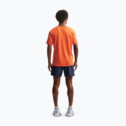 Férfi futópóló Nike Miler Dri-Fit UV safety orange