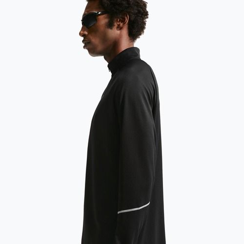 Férfi futó pulóver Nike Miler Dri-Fit UV 1/2 Zip black