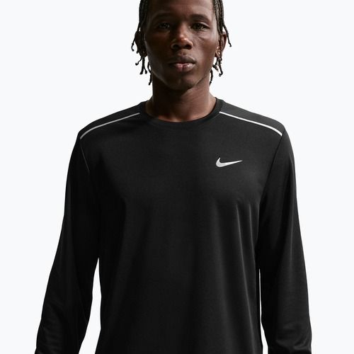 Férfi futó hosszú ujjú póló Nike Miler Dri-Fit UV black