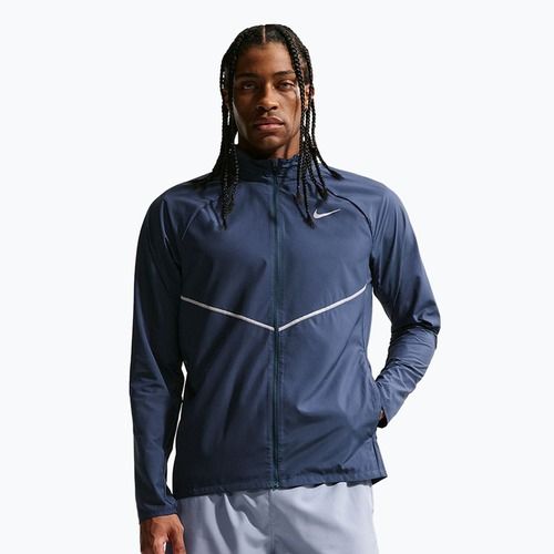 Férfi futódzseki Nike Miler Repel UV midnight navy