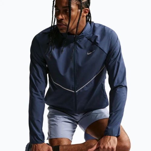 Férfi futódzseki Nike Miler Repel UV midnight navy
