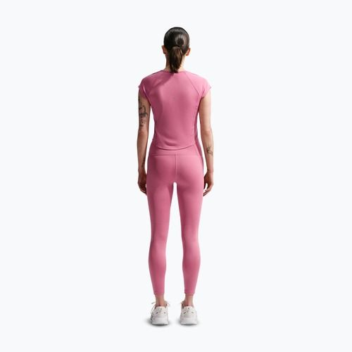 Női futópóló Nike Swoosh Run Dri-Fit peony/photon dust/white