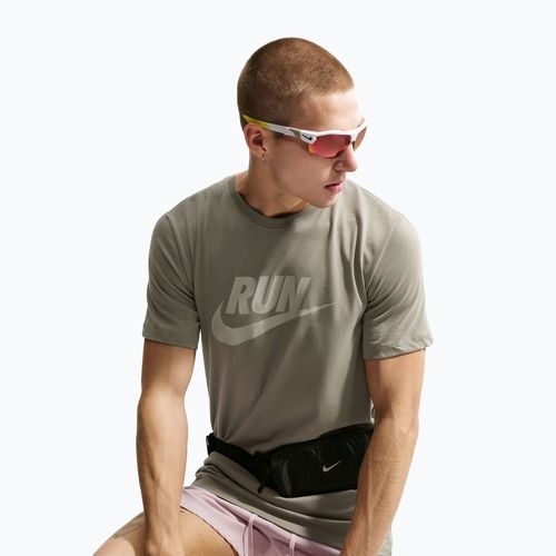 Férfi futópóló Nike Dri-Fit Running silver sage/spruce fog