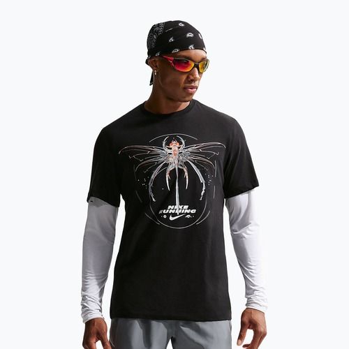 Férfi futópóló Nike Dri-Fit Running black
