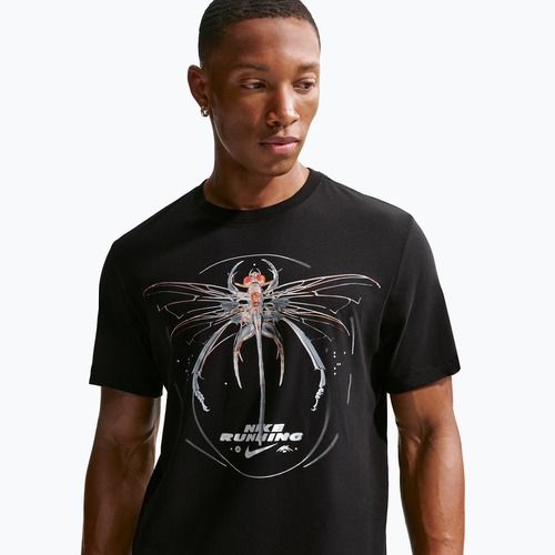 Férfi futópóló Nike Dri-Fit Running black