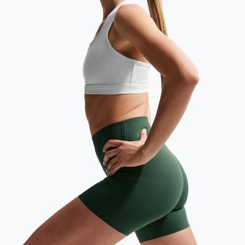 Női rövidnadrág Nike Zenvy High Waisted Biker 5" fir/white