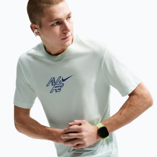 Férfi futópóló Nike AeroSwift Dri-Fit barely green/lapis