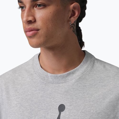 Férfi póló Nike Jordan grey heather/black