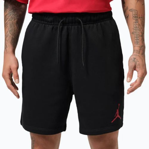 Férfi rövidnadrág Nike Jordan Fleece black/gym red