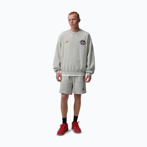 Férfi rövidnadrág Nike Jordan Fleece grey heather/black