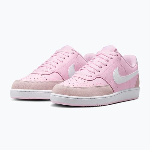 Női cipők Nike Court Vision Low Suede pink foam/white