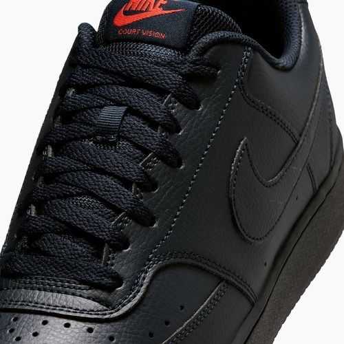 Férfi cipők Nike Court Vision Low Next Nature dark obsidian/picante red/dark obsidian
