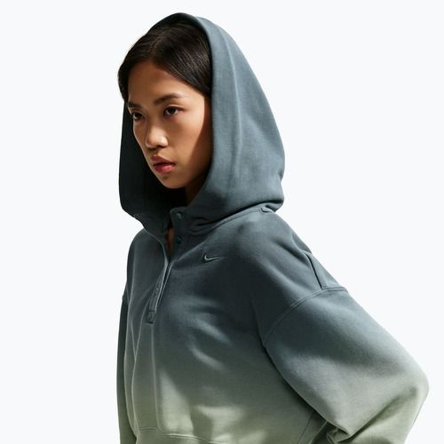 Női pulóver Nike Sportswear Phoenix Fleece Oversized Henley Hoodie steam/mineral slate