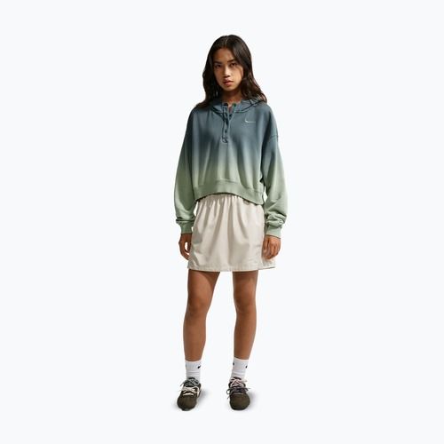 Női pulóver Nike Sportswear Phoenix Fleece Oversized Henley Hoodie steam/mineral slate
