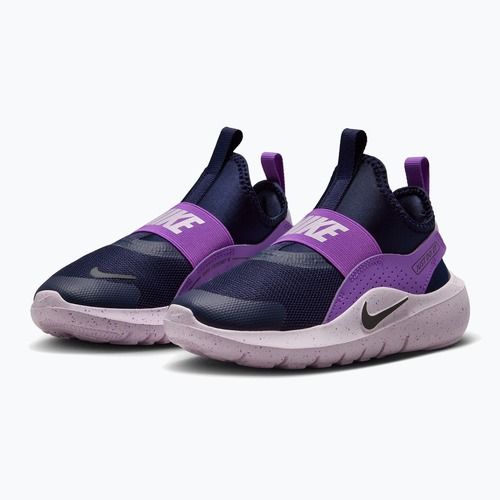 Gyerekcipők Nike Flex Runner 4 blackened blue/bright violet/black