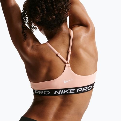 Nike Pro Indy lány melltartó Arctic Orange/Fekete/Fehér