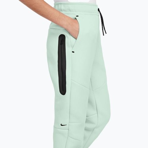Gyerek nadrág Nike Sportswear Tech Fleece barely green/black/black