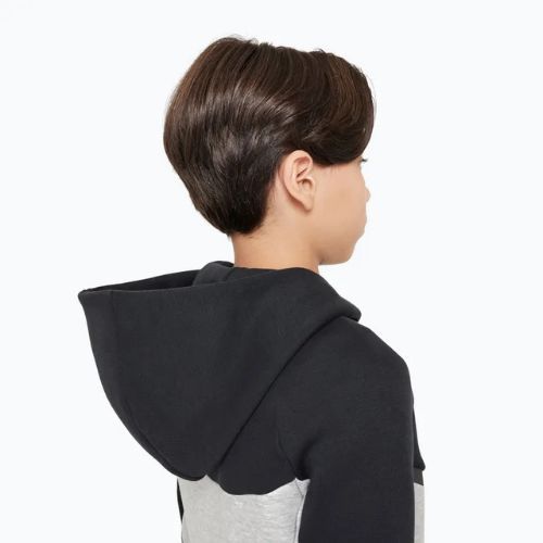 Gyerek pulóver Nike Sportswear Tech Fleece Full Zip dark grey heather/black/black/black